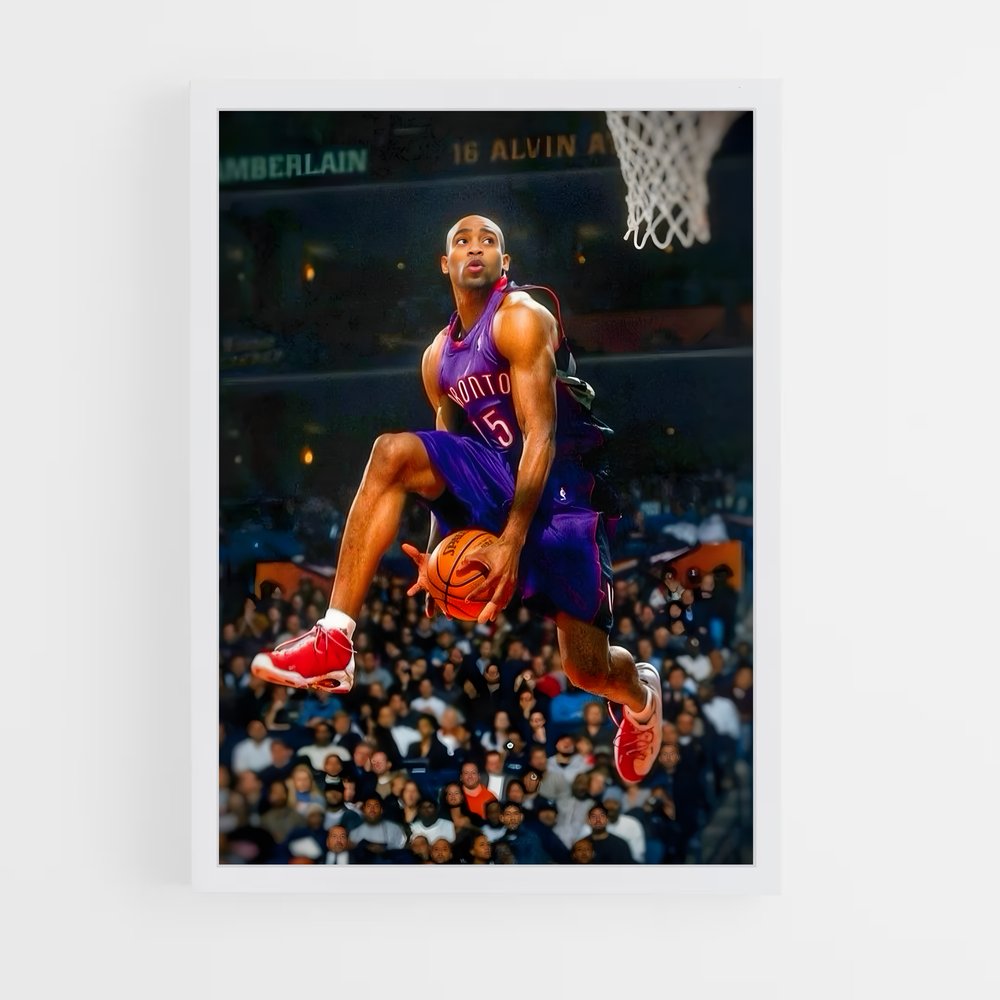 Poster Jumpman Vince – affiche Basketball (vue 3)